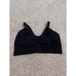 Kindred Bravely Nursing Bra Black Comfort Sleep Maternity Bra
